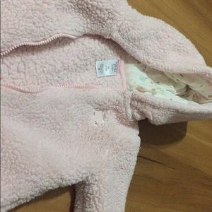 0-3 M BABYGIRL ZIP UP SWEATER